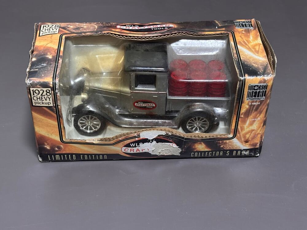 WLS Craftsman Tools Limited Edition 1928 Chevy Pickup Collector's Bank 1:25